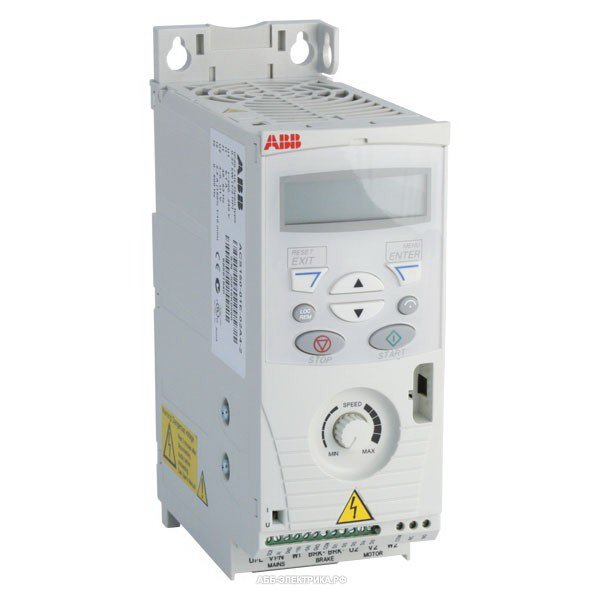 Компонентный электропривод AББ ACS150 0,75кВт 1Ф 200-240В 
